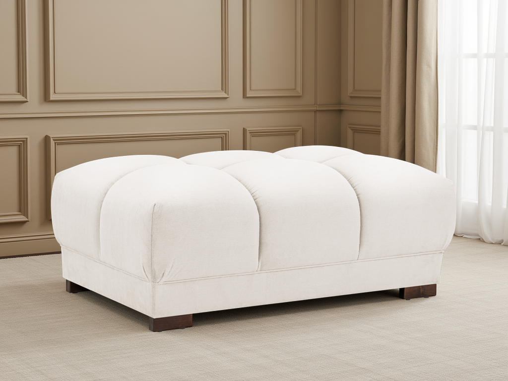 Azzuro Sofa Cream Footstool