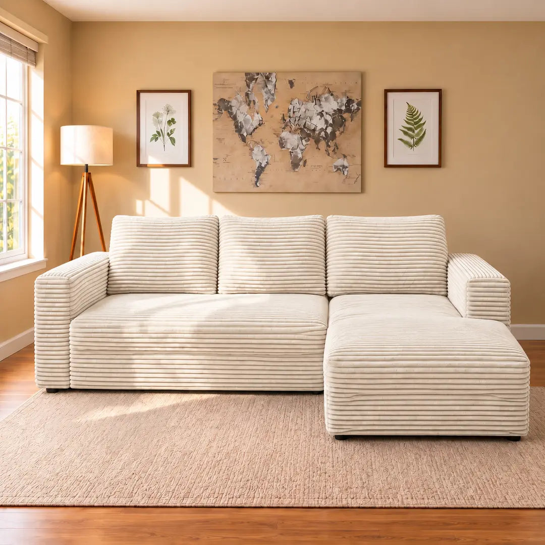 MNS Monaco Large 3 Seater Compressed Sofa Bed