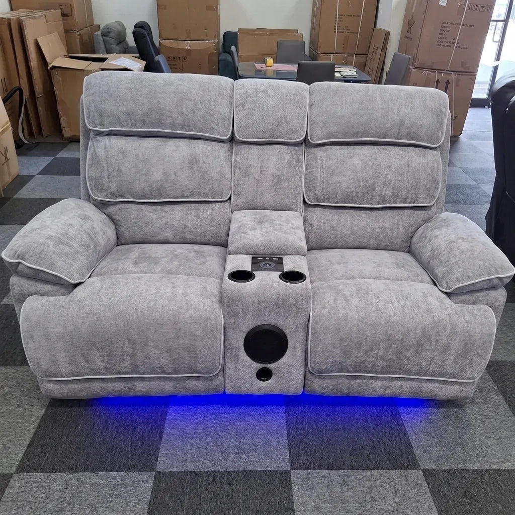 Lakeland Music 3+2 Electric Recliner Sofa Set Usb-C