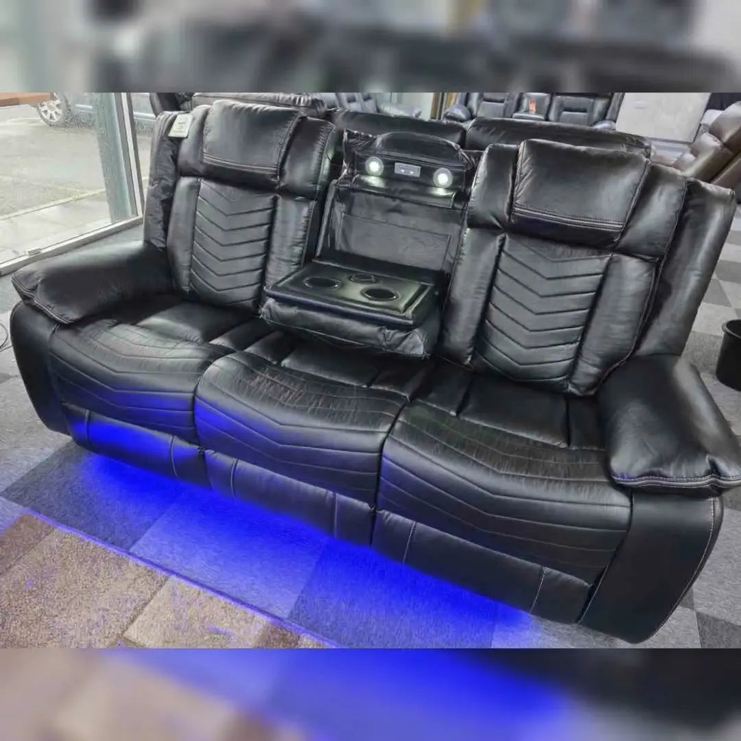 Michigan Leather Electric Recliner Sofa Set (3+2 Seater)