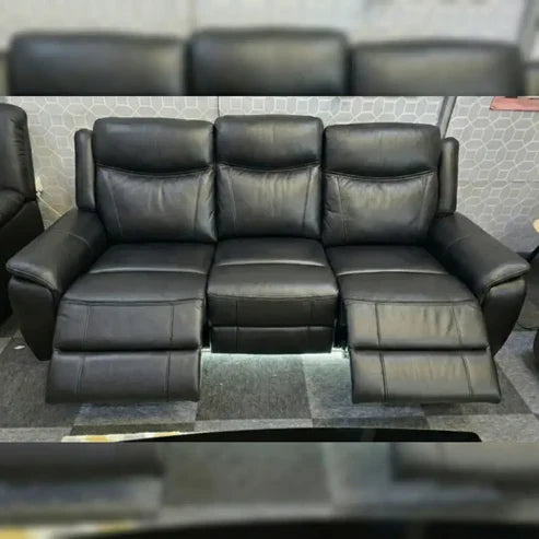 Prada Leather Electric Recliner Sofa 3+2 Seater with Bluetooth, LED & USB-C