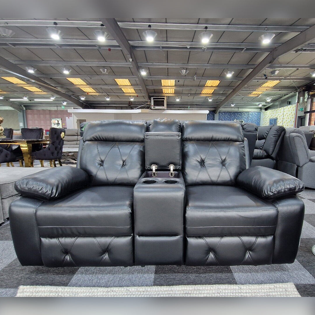 Prada Leather Recliner Sofa 3+2 Seater