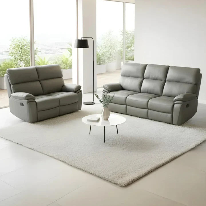 Valencia Leather 3+2 Recliner with cupholders and bluetooth speaker system\n
